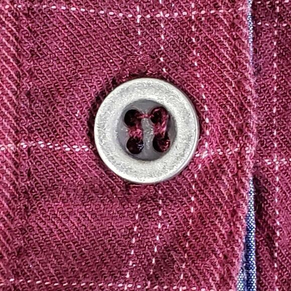 Ariat Shirt Mens Size XXL Button Down Red Plaid Long Sleeve Canvas - Picture 5 of 8